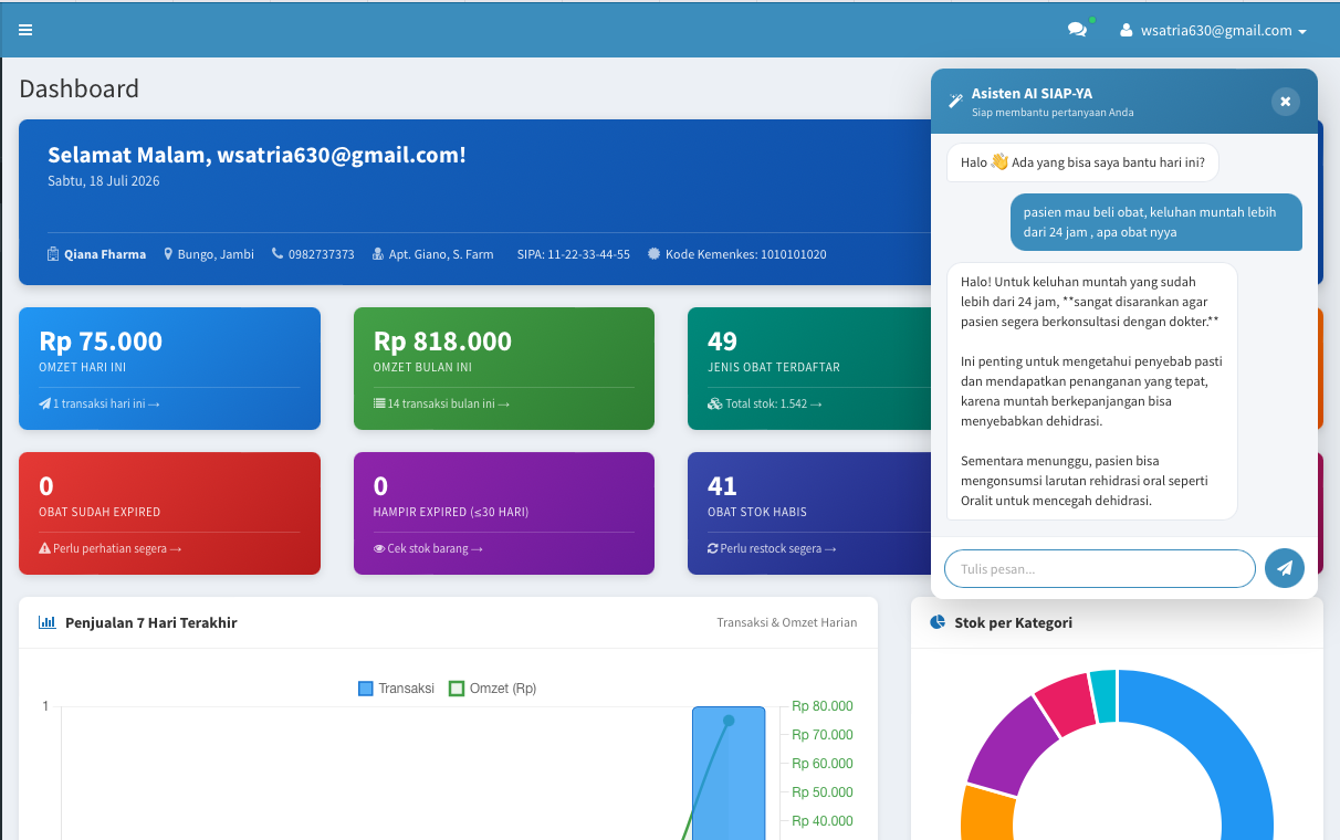 Update, Fitur Tanya AI pada Aplikasi SIAP-YA
