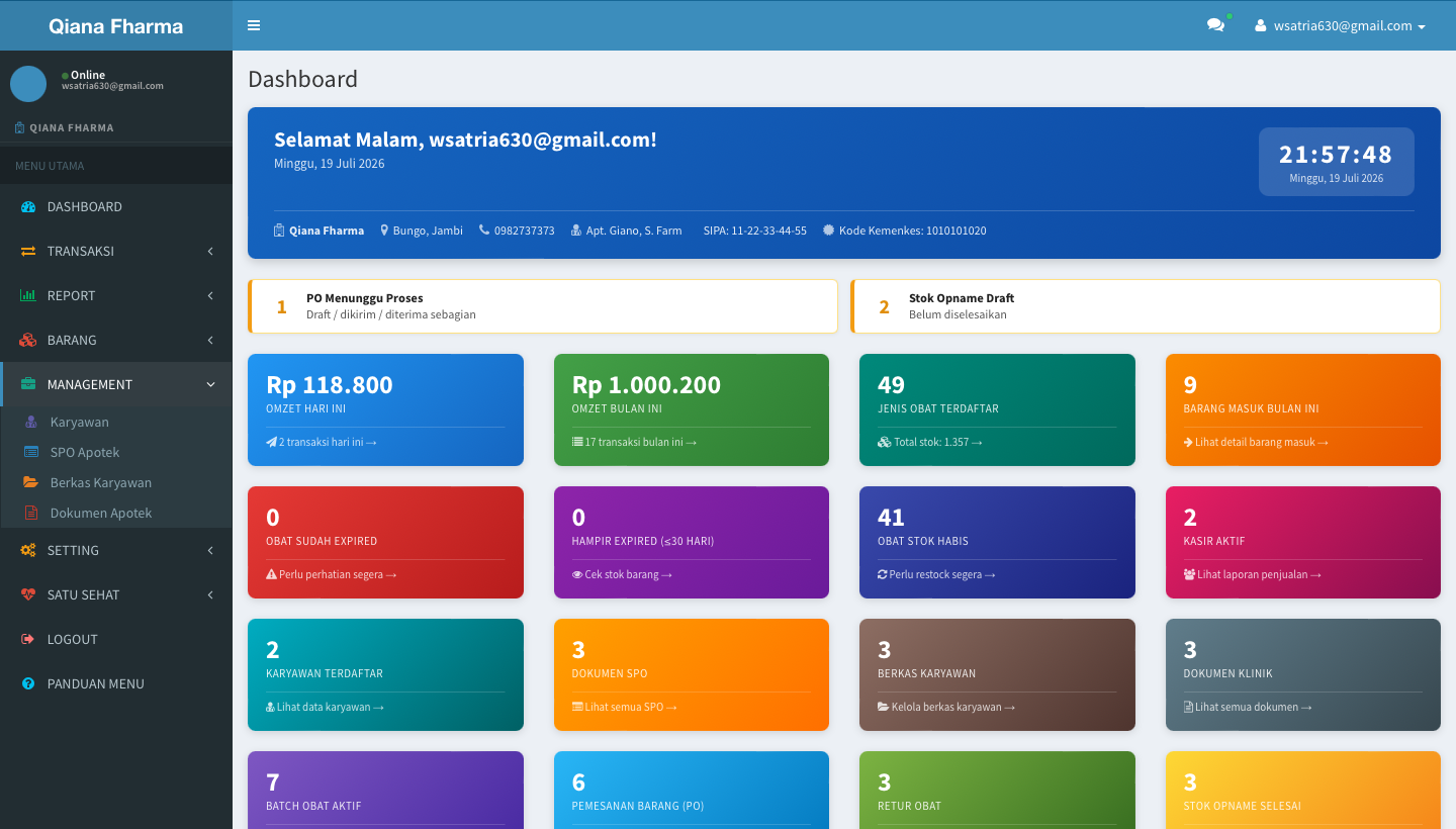 Pengenalan singkat setiap menu yang tersedia di aplikasi SIAP-YA by FixDigitech